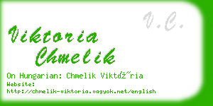 viktoria chmelik business card